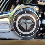 Twin Cam Derby Cover-Black Custom